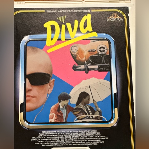 Diva (1981) US VHS Mgm Big Book Box Wilhelmenia Wiggins - Picture 1 of 3